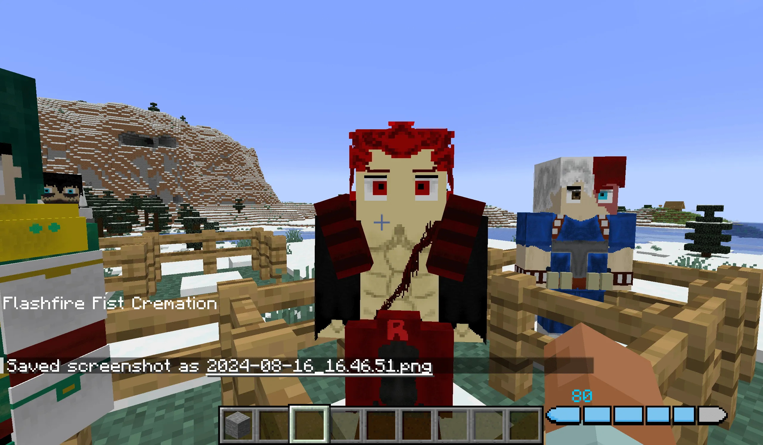 My Hero Beyond, Моды, Minecraft