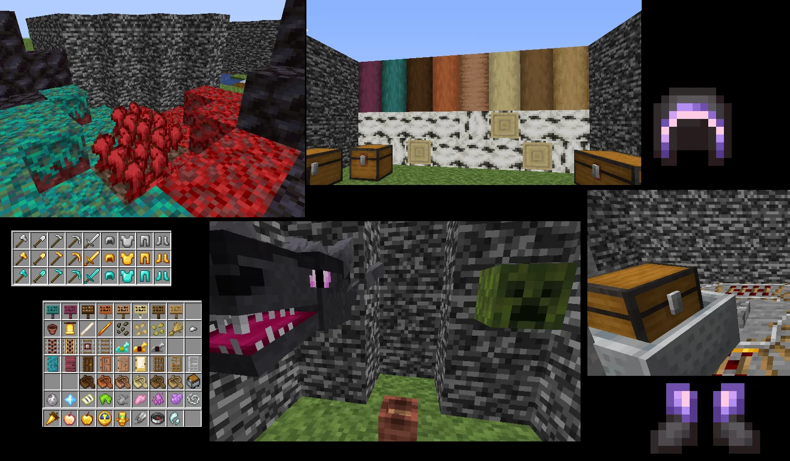 Obscure, Текстуры, Minecraft