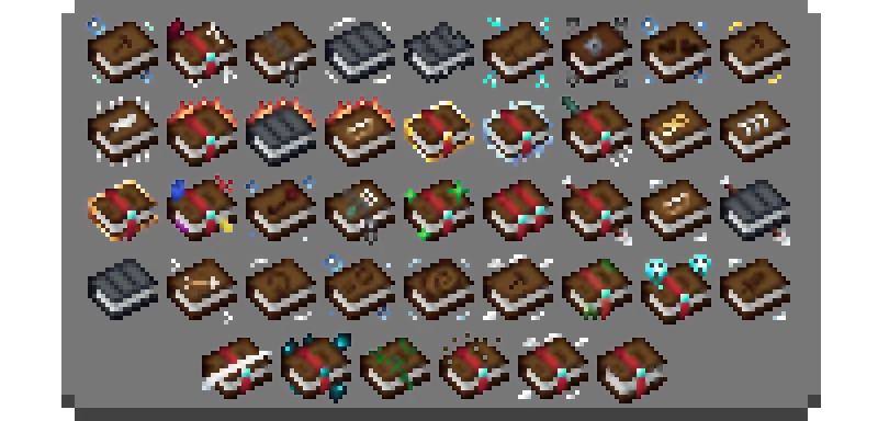 Simple Enchantments, Текстуры, Minecraft