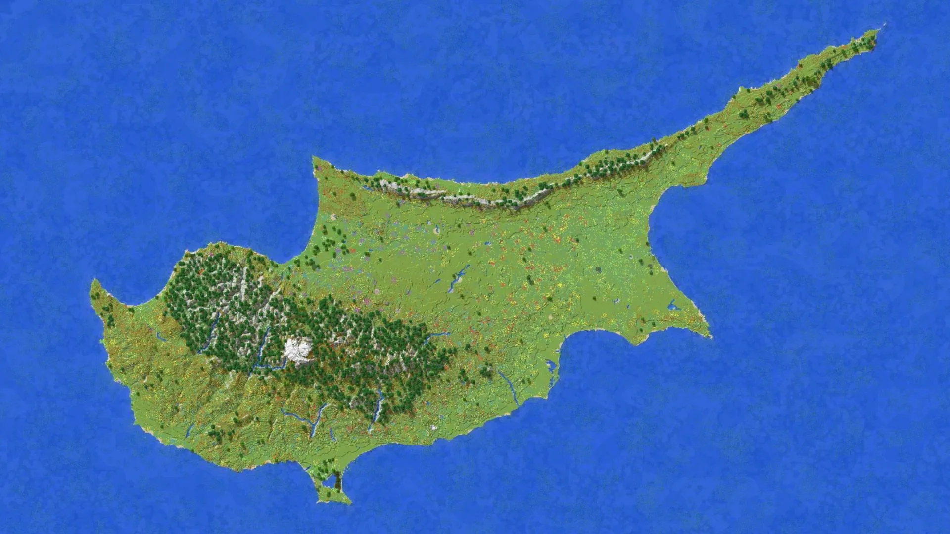 Cyprus - Survival World — скриншот 1 (Карты, Minecraft)