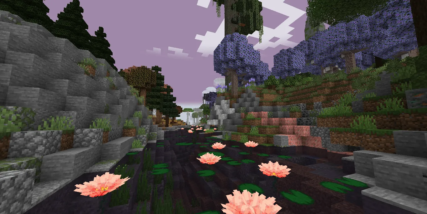 Whimsy Dark Water, Текстуры, Minecraft