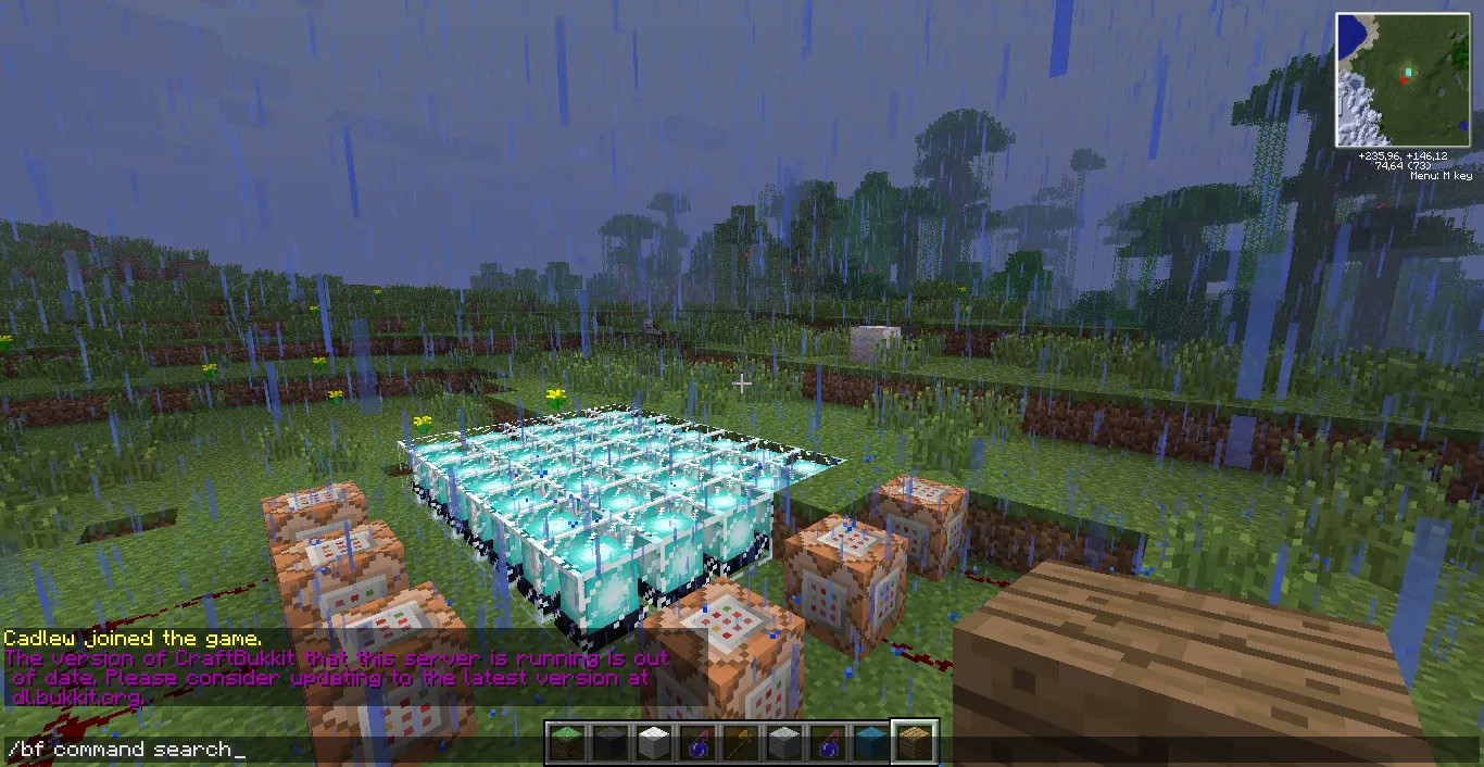 BlockFinder — скриншот 1 (Плагины, Minecraft)
