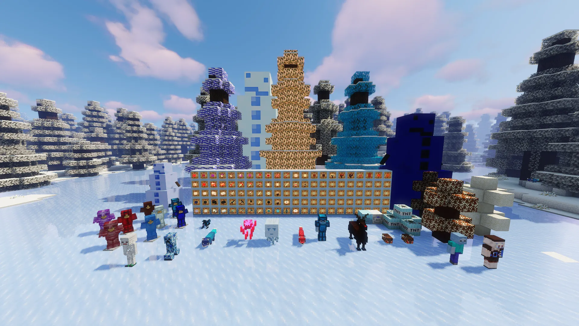 Winter Addon — скриншот 1 (Моды, Minecraft)