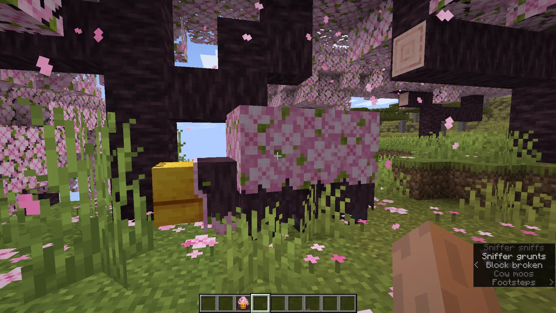 Cherry Grove Sniffer — скриншот 10 (Текстуры, Minecraft)