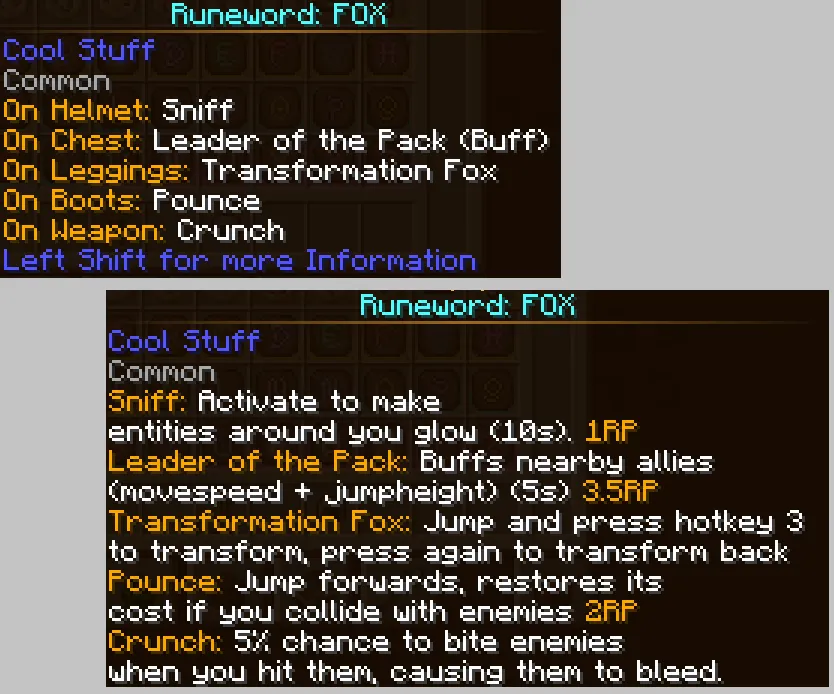[Fabric] Runetech Theory — скриншот 1 (Моды, Minecraft)