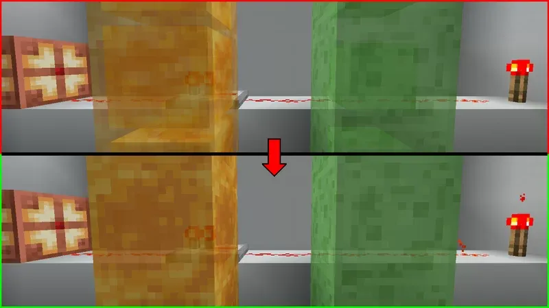 Simple Slime & Honey Blocks, Текстуры, Minecraft