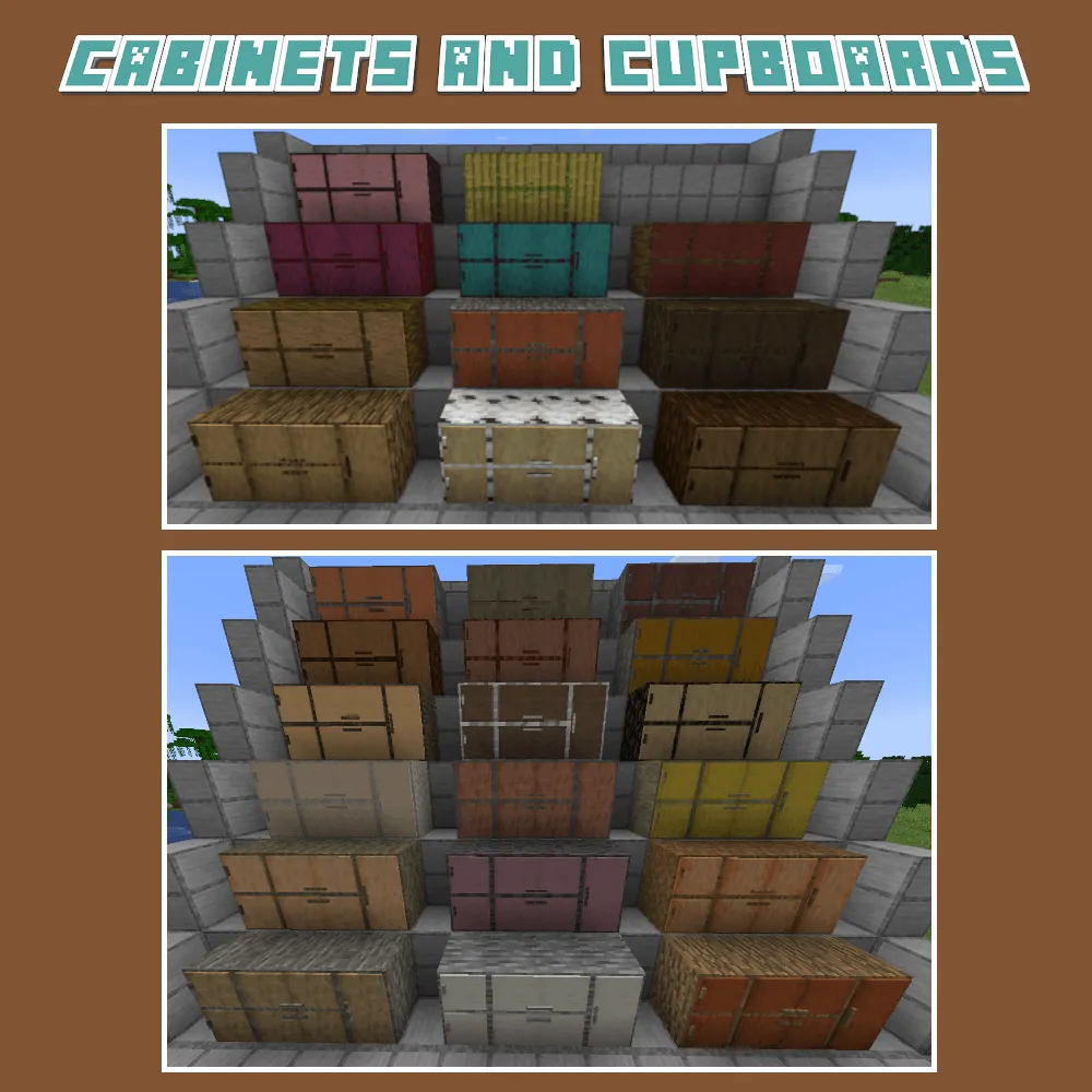 Aesthetic Storage — скриншот 1 (Моды, Minecraft)