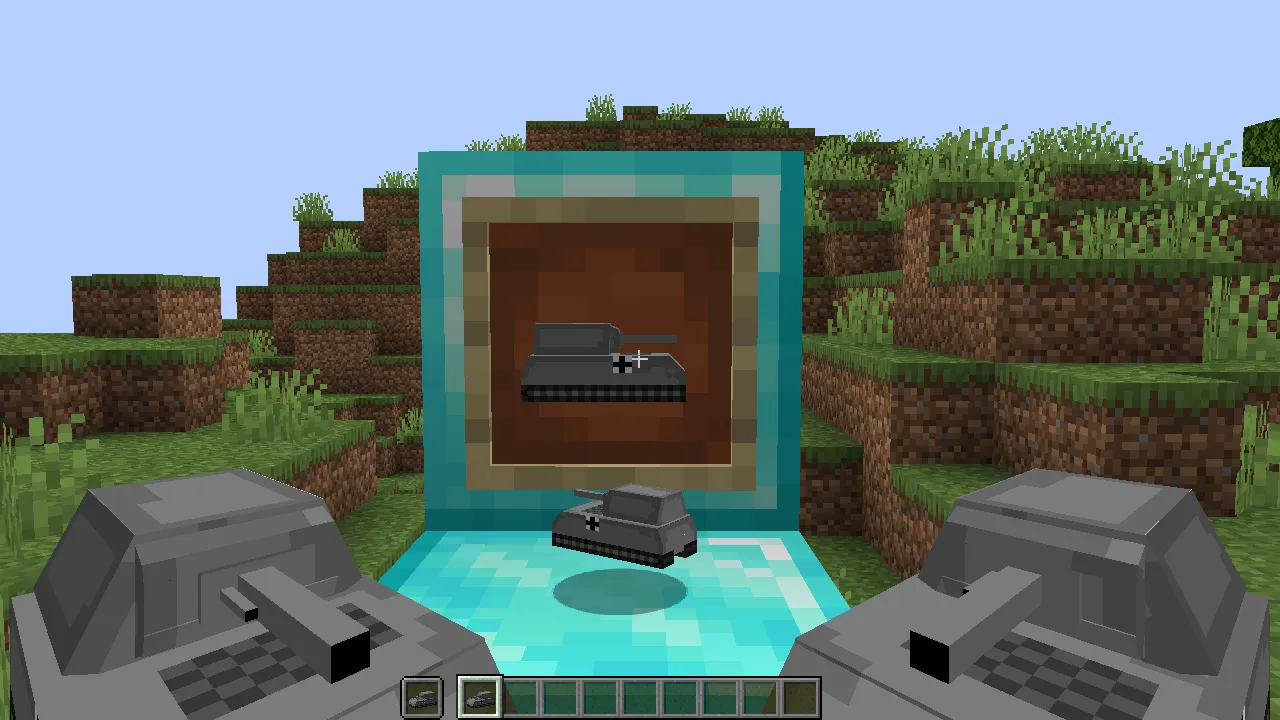 Panzer VIII Maus totem, Текстуры, Minecraft