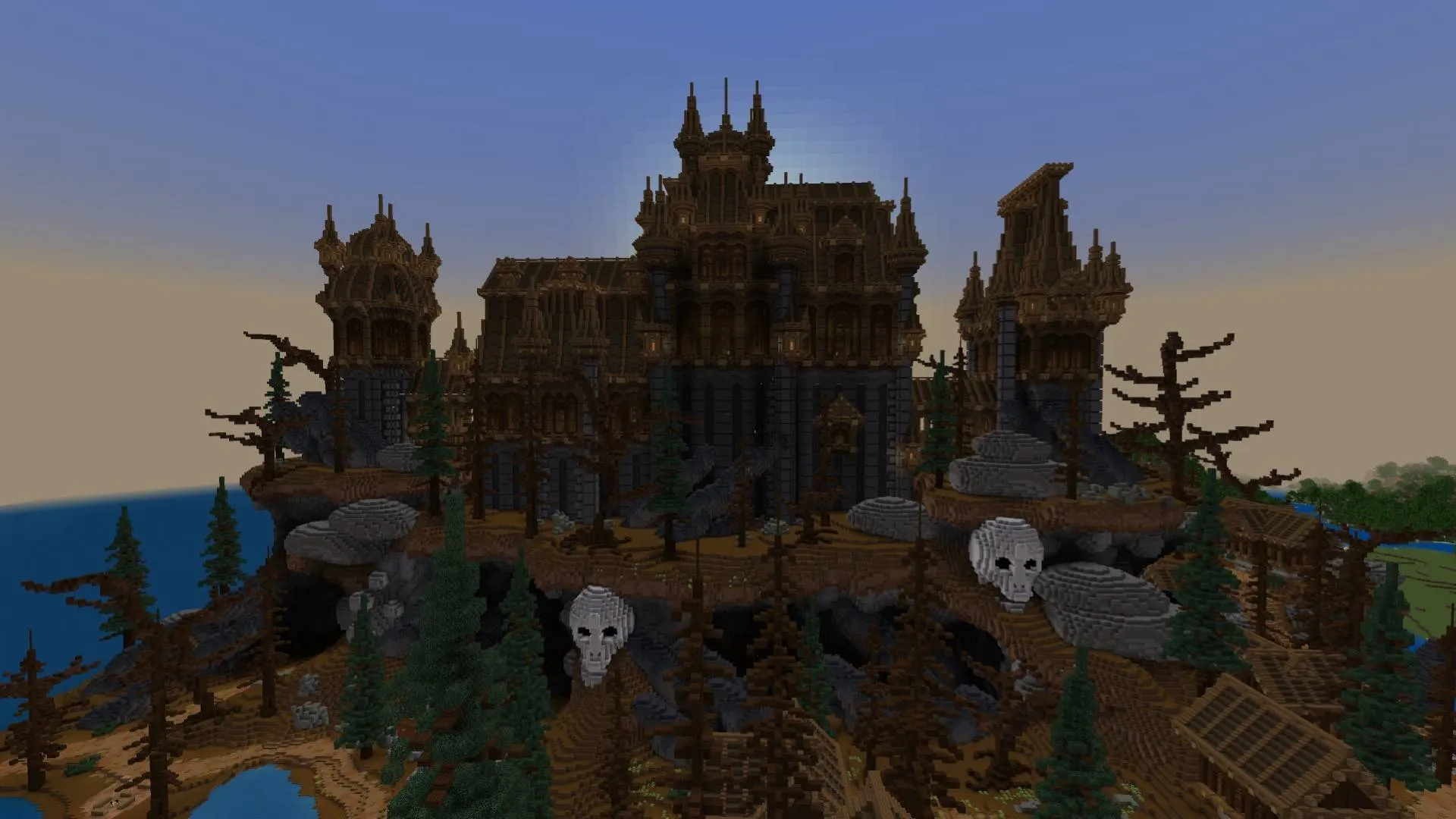 Haunted Castle - Survival Spawn — скриншот 11 (Карты, Minecraft)