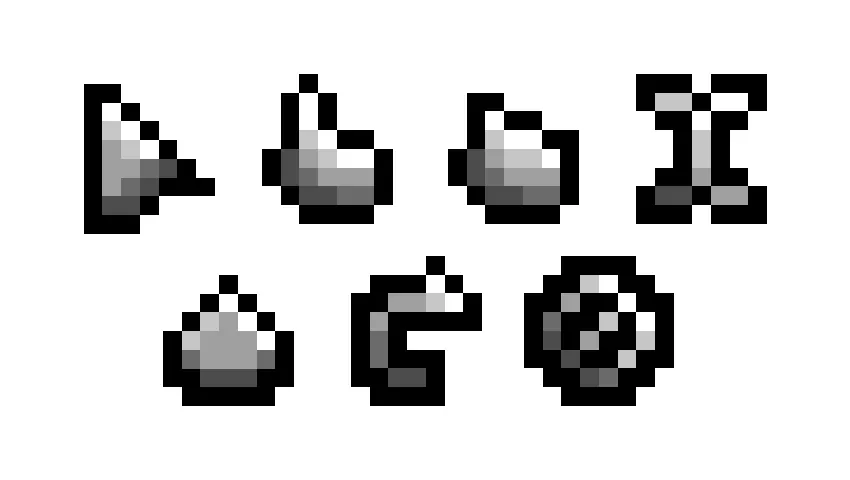 Cursors Extended — скриншот 1 (Моды, Minecraft)