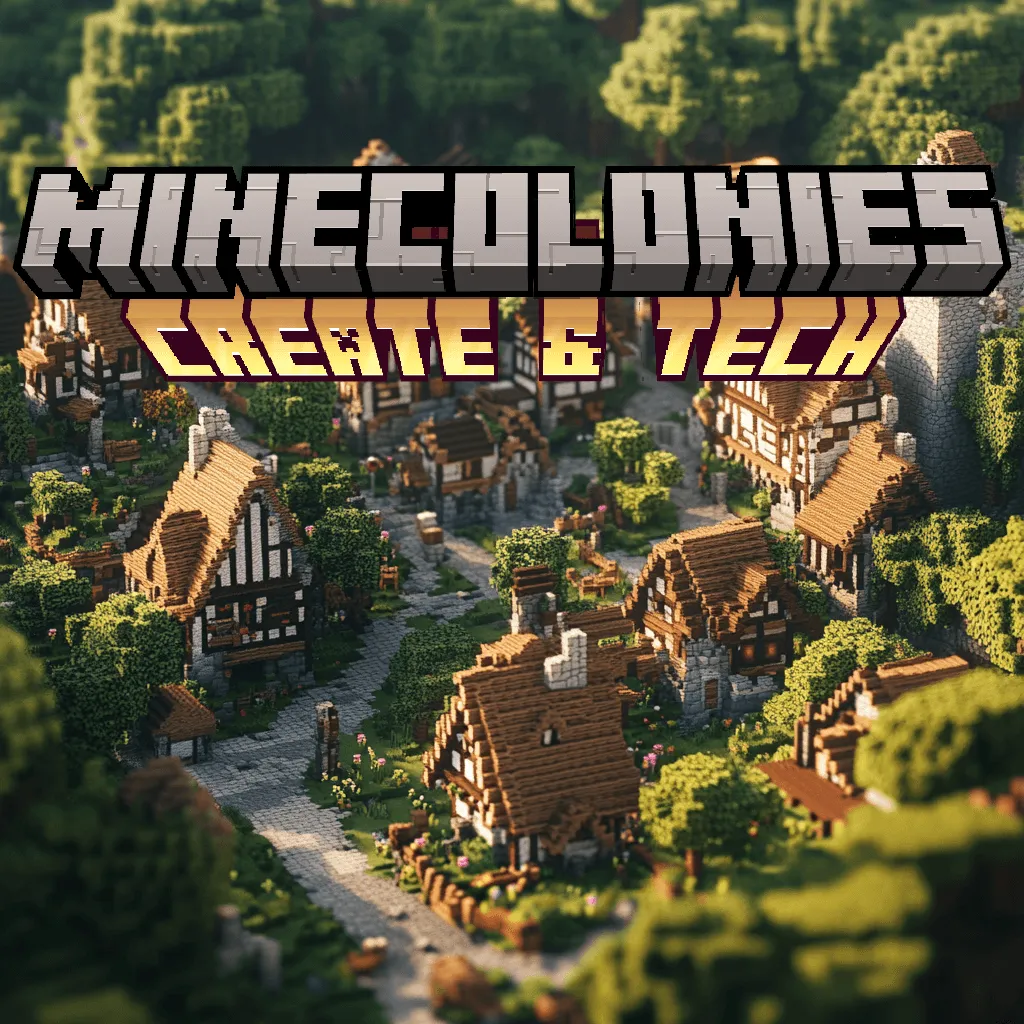 Minecolonies : Create & Tech — скриншот 6 (Модпаки, Minecraft)