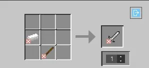 The 2x2 craftable tools recipe, Моды, Minecraft