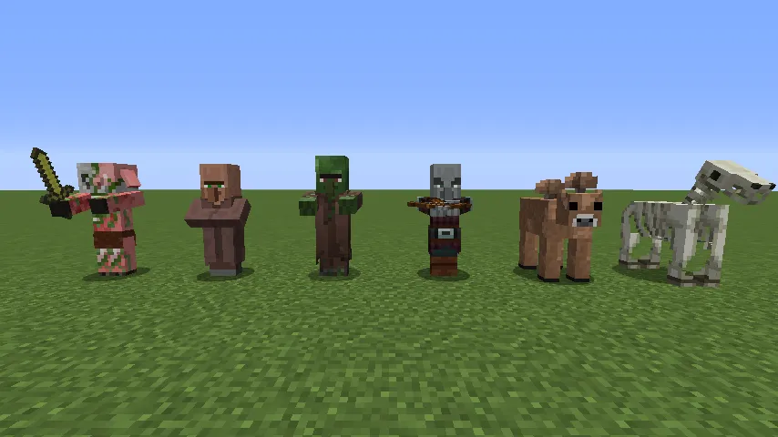 Programmer Art Fix, Текстуры, Minecraft