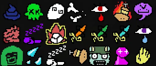 Undertale 2 Effect Sprites, Текстуры, Minecraft