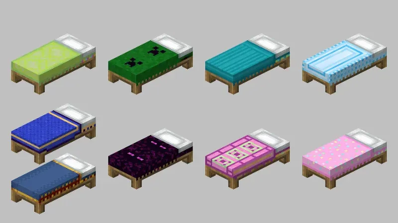 Blanket Decor, Текстуры, Minecraft