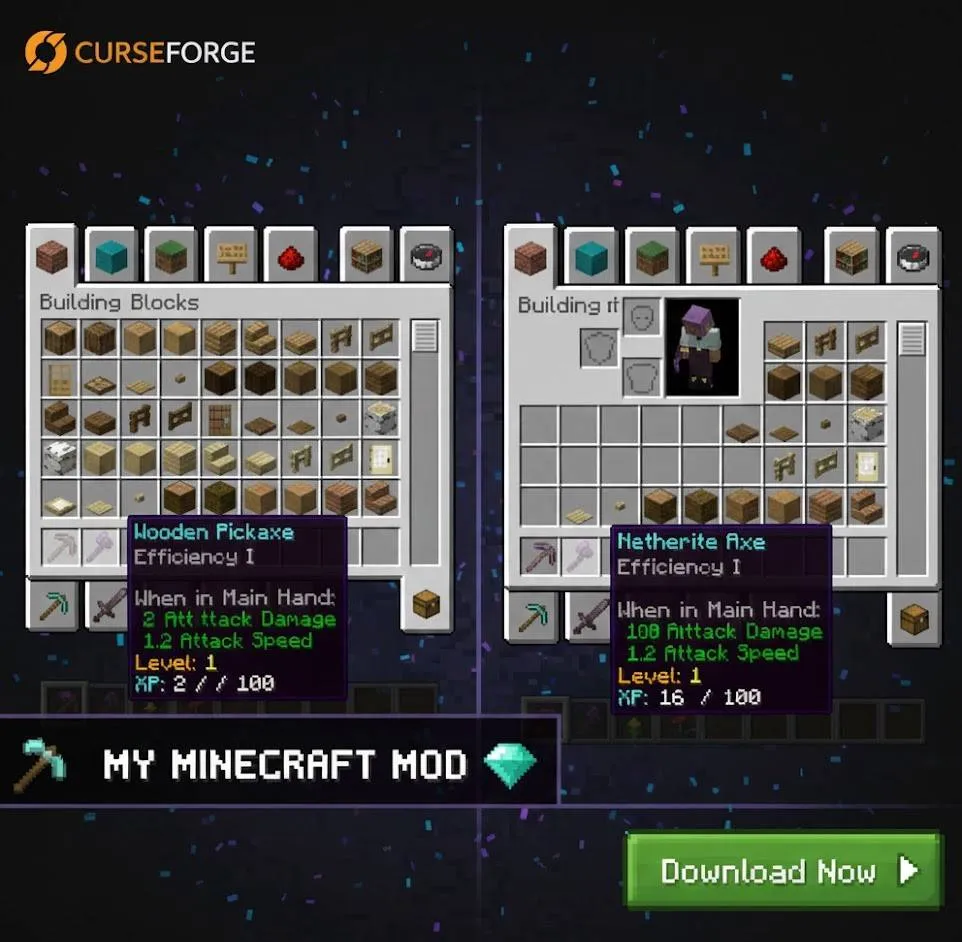 Evolving Gear — скриншот 1 (Моды, Minecraft)
