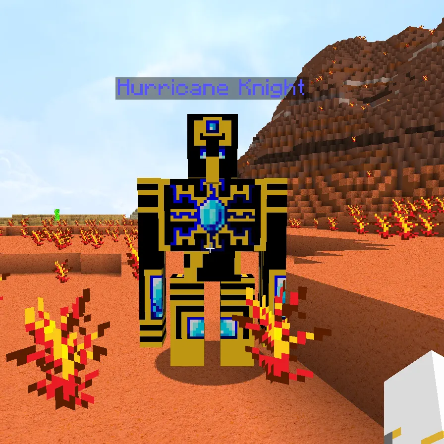 Hurricane Golem, Текстуры, Minecraft