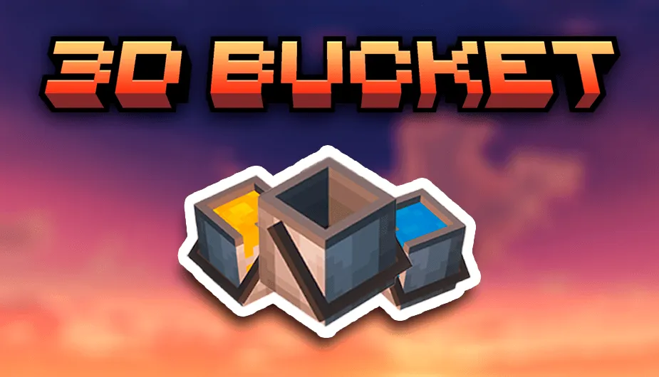 Better Bucket 3D — скриншот 4 (Текстуры, Minecraft)