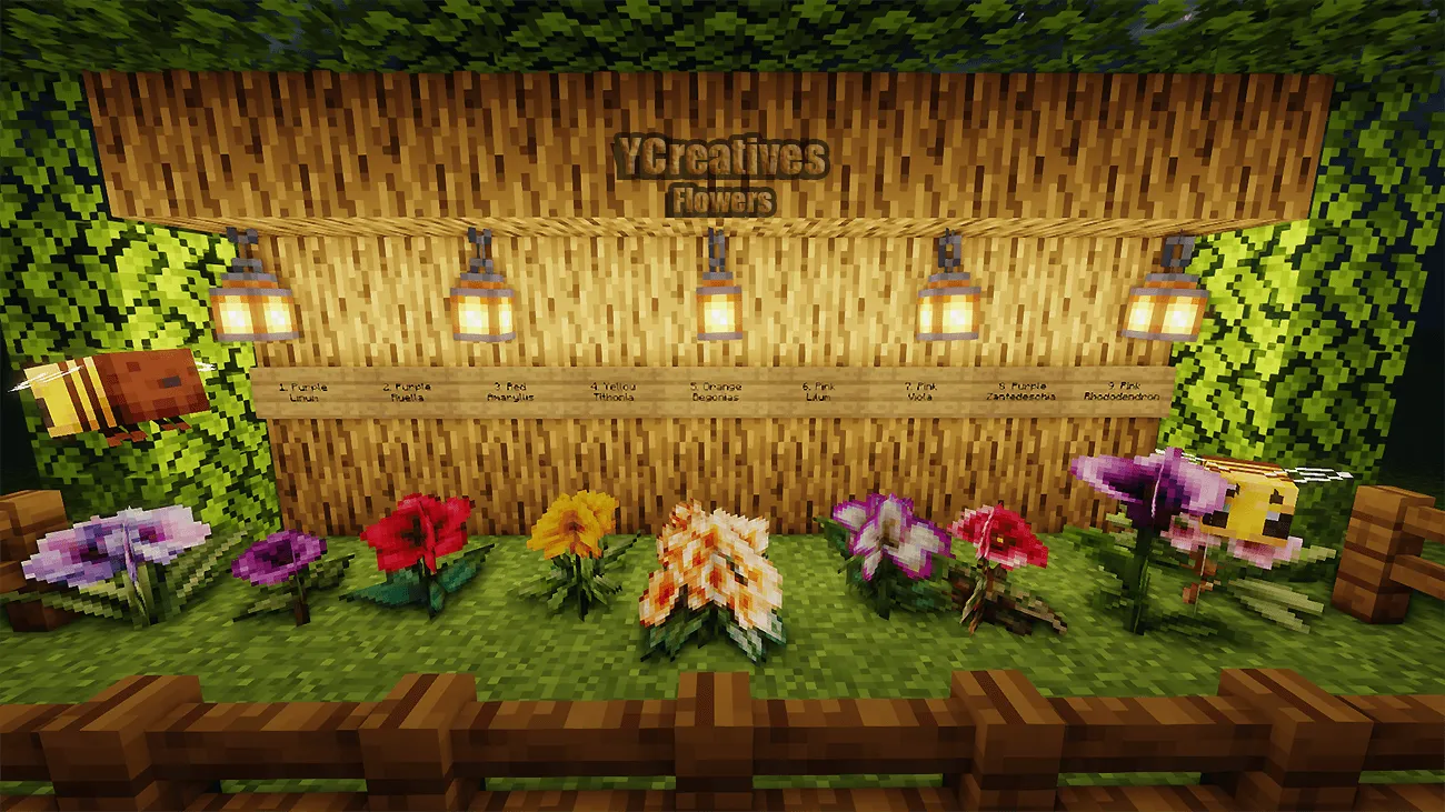 YCreativesFlowers, Моды, Minecraft