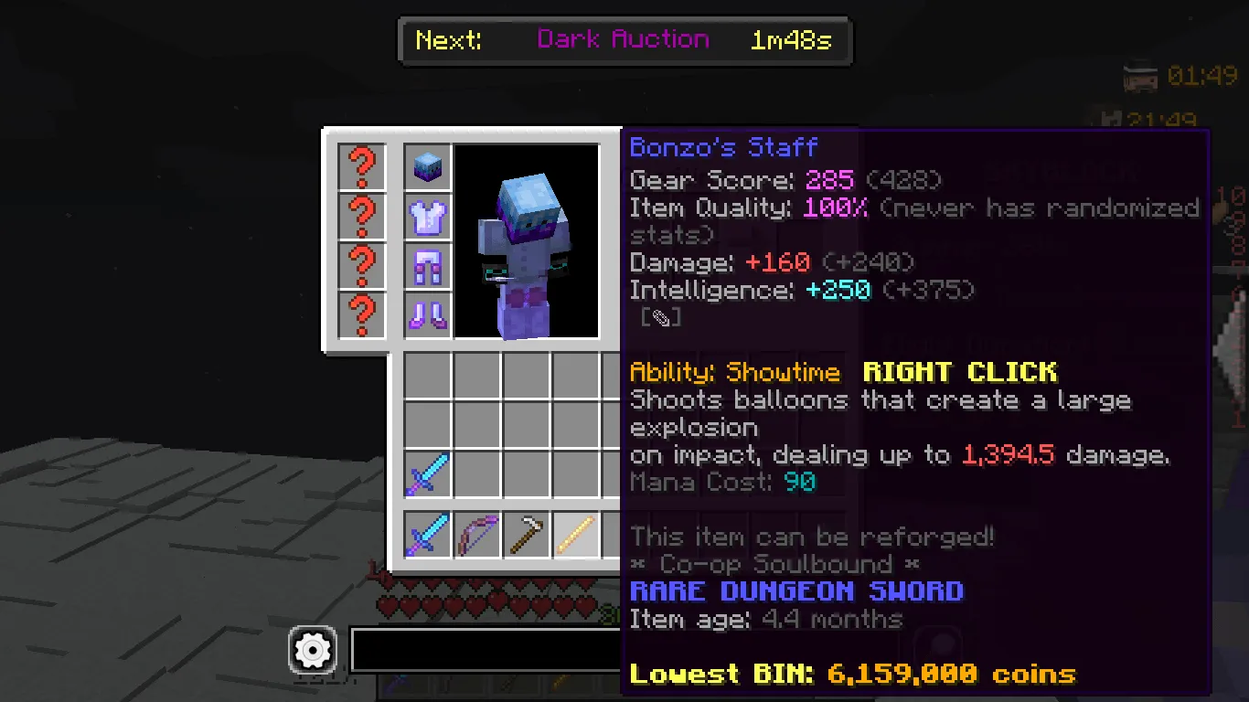 Hypixel Skyblock Client — скриншот 4 (Модпаки, Minecraft)