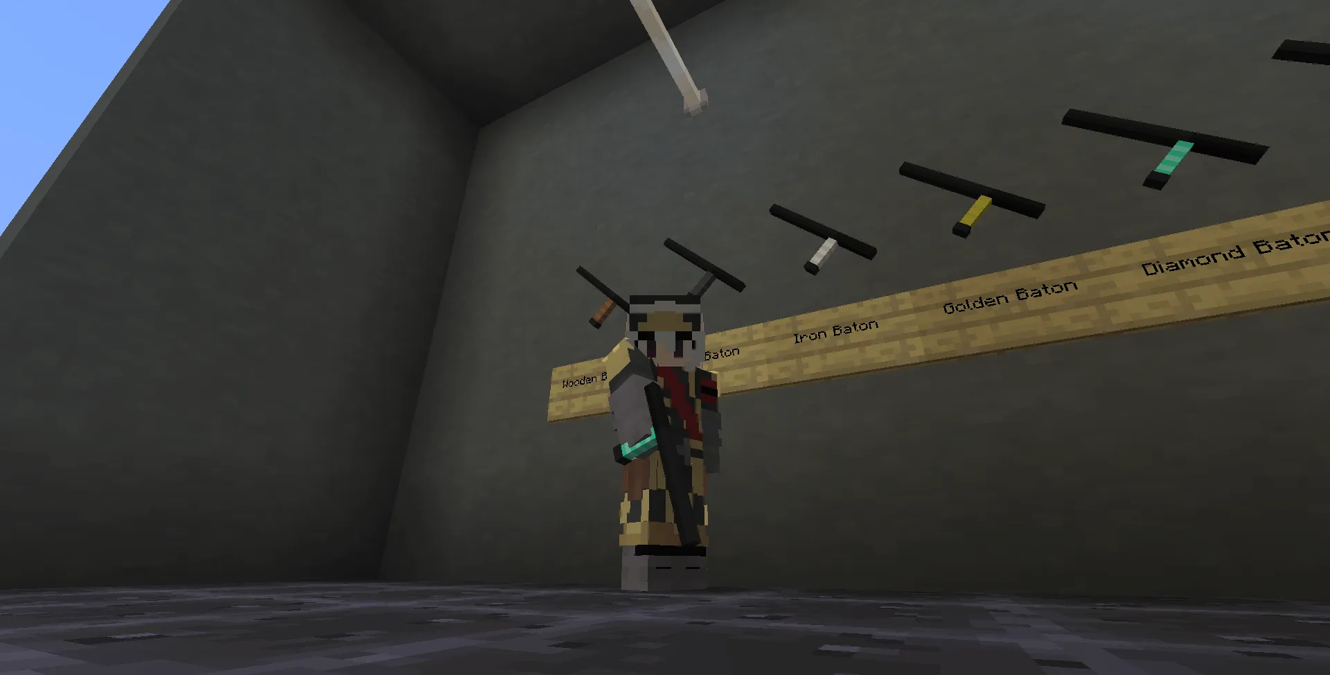 NOTLIVES Swords to Batons — скриншот 1 (Текстуры, Minecraft)