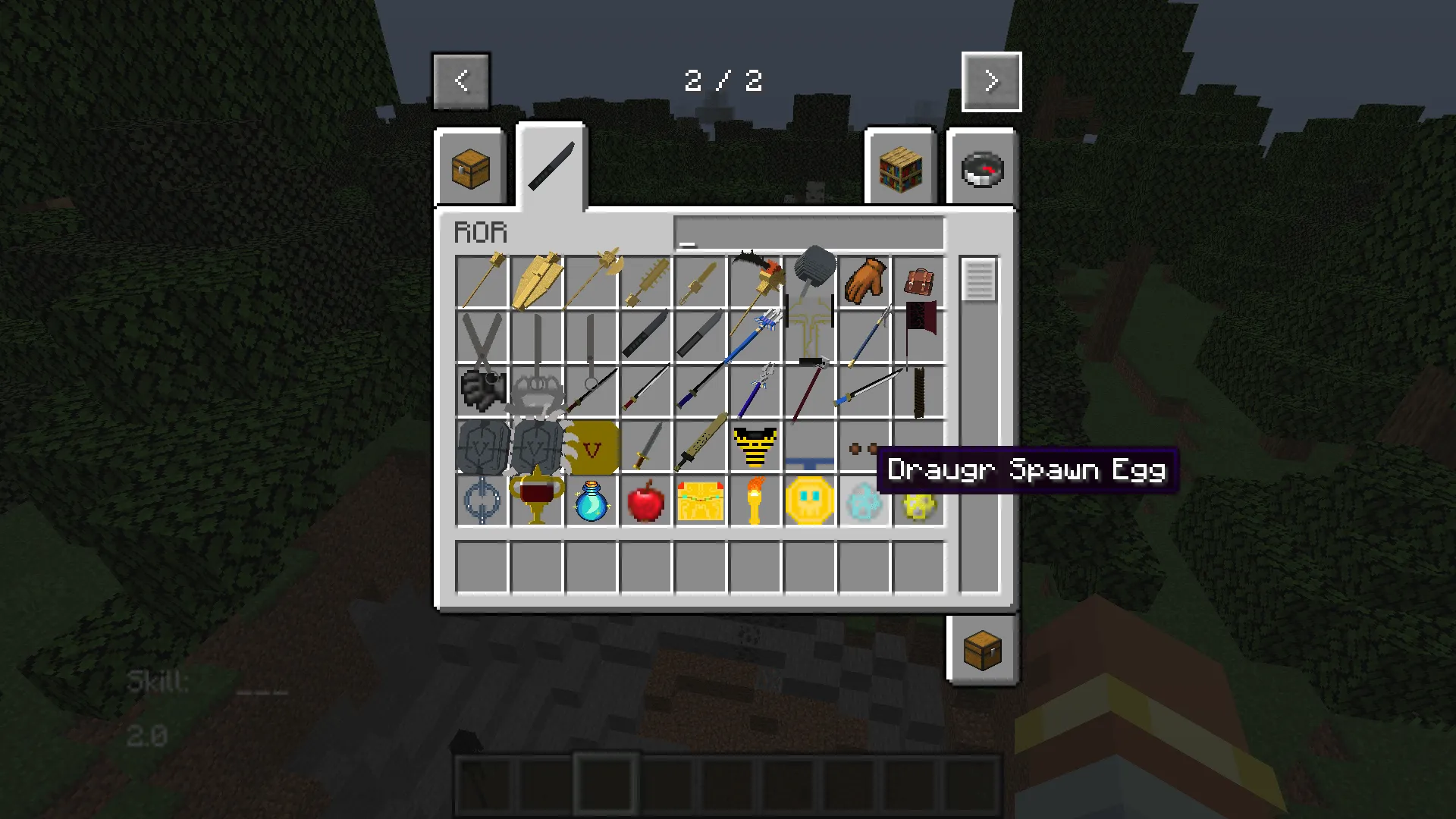 Shuumatsu no Valkyrie: Project Ragnarok, Моды, Minecraft