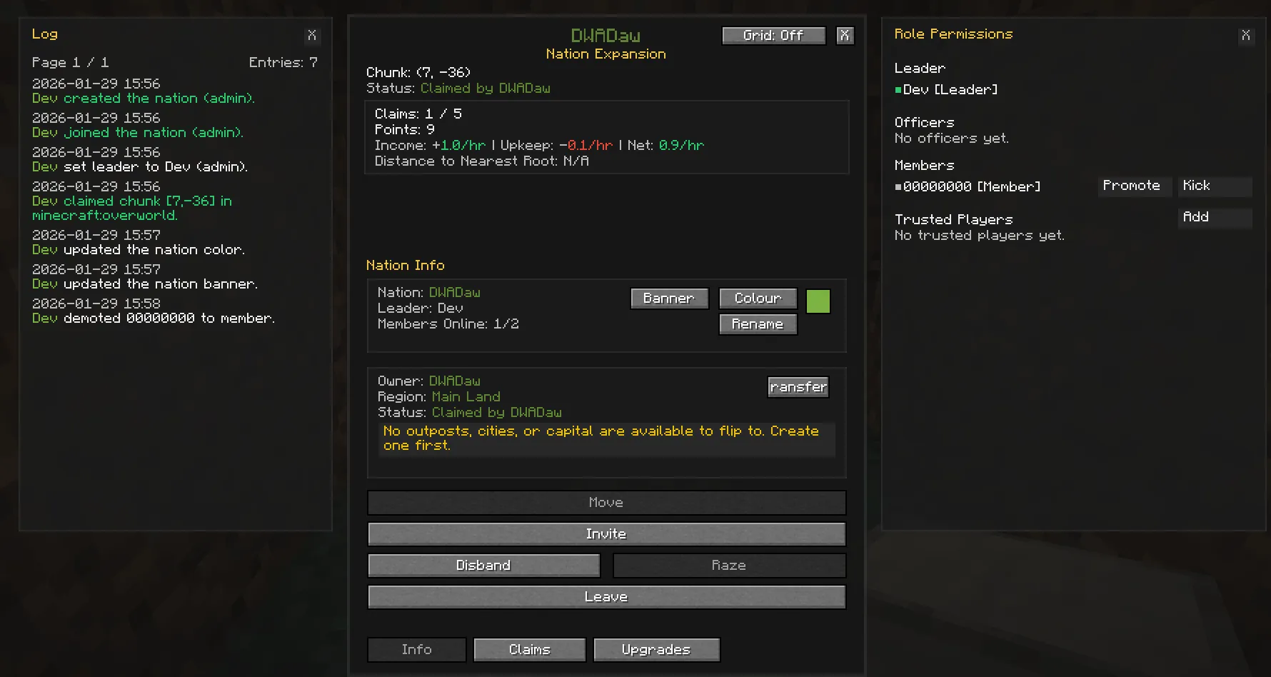 Timo’s Nations: Control & War — скриншот 3 (Моды, Minecraft)