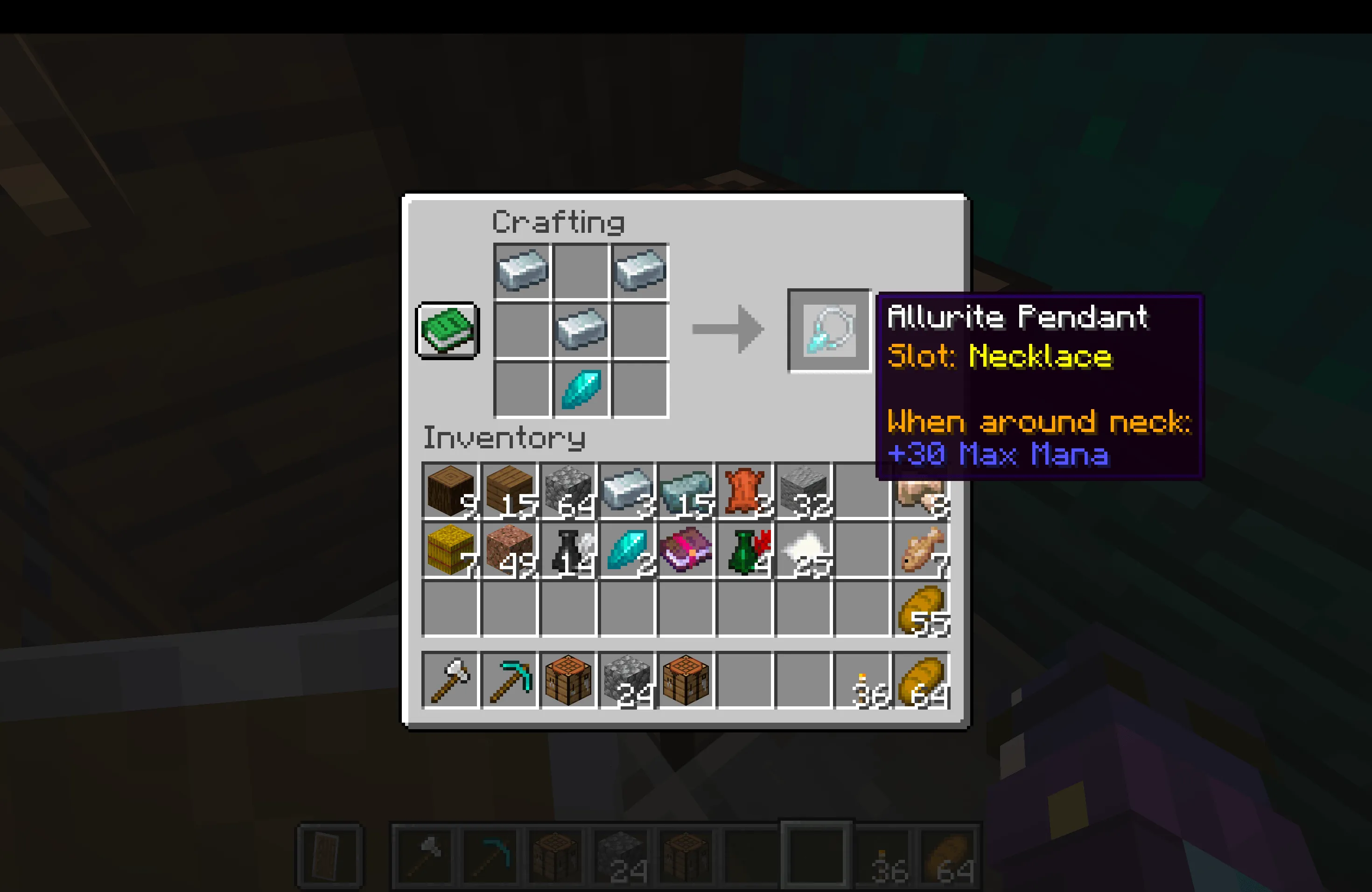 Galosphere: Spellbooks — скриншот 4 (Моды, Minecraft)