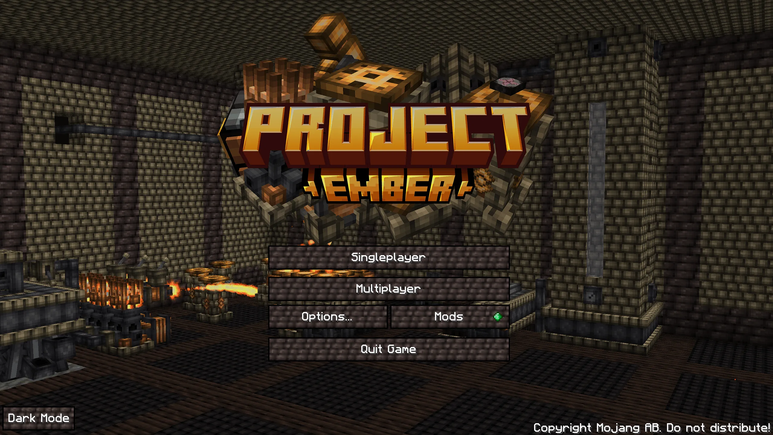 The Ember Project, Модпаки, Minecraft