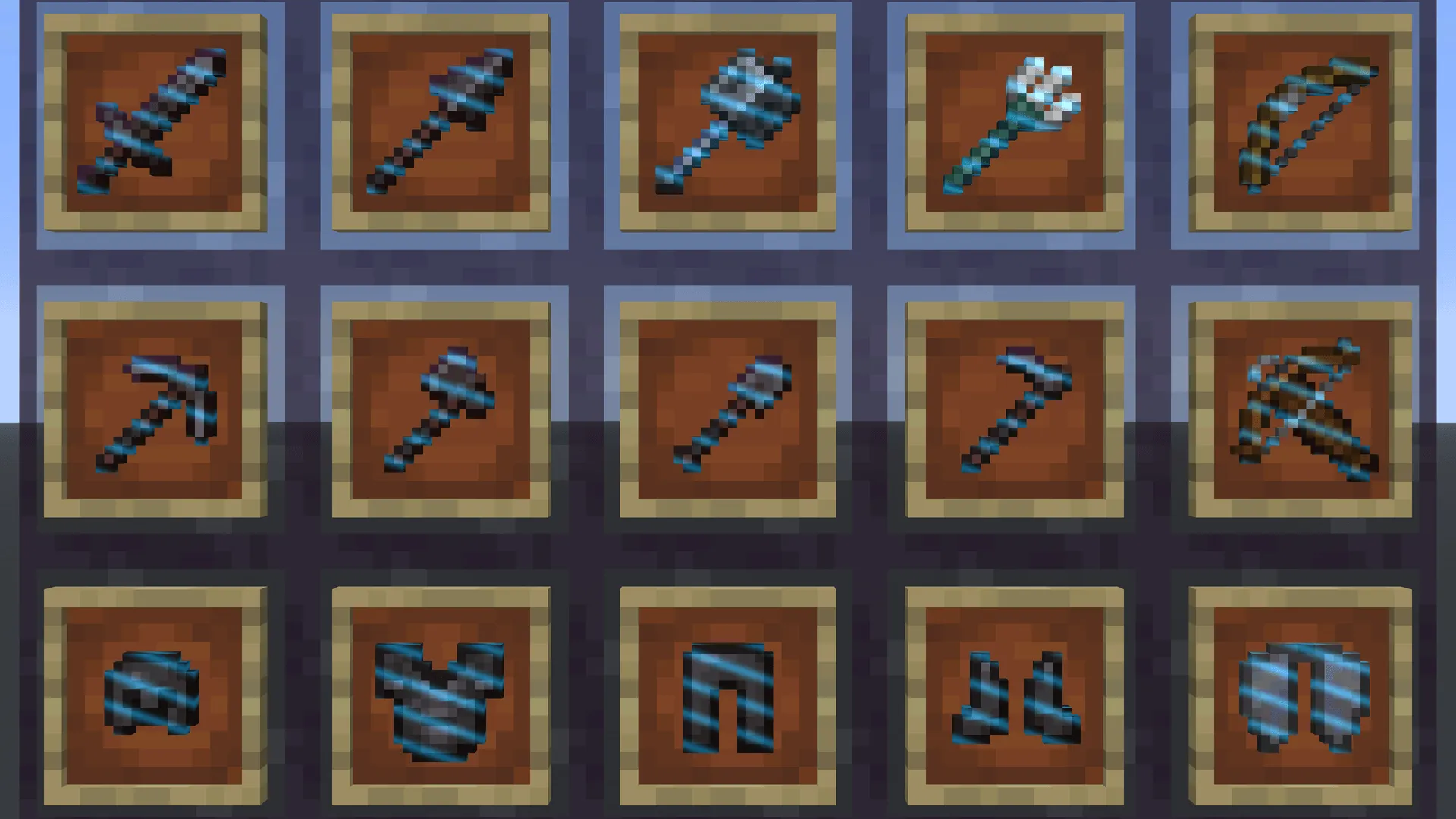 Parallel Glint (Aqua) — скриншот 2 (Текстуры, Minecraft)