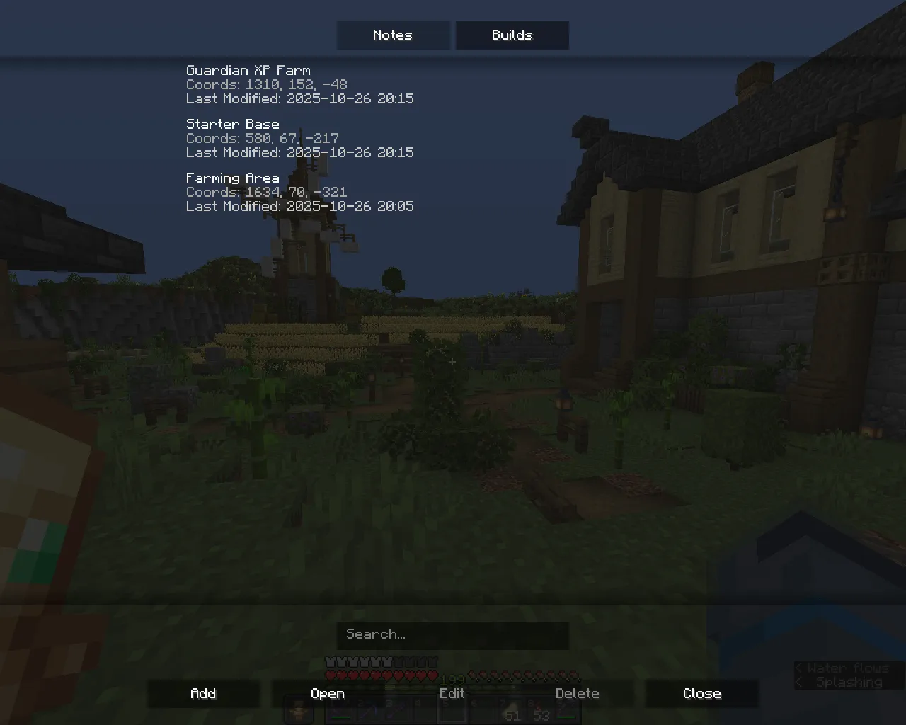BuildNotes — скриншот 2 (Моды, Minecraft)