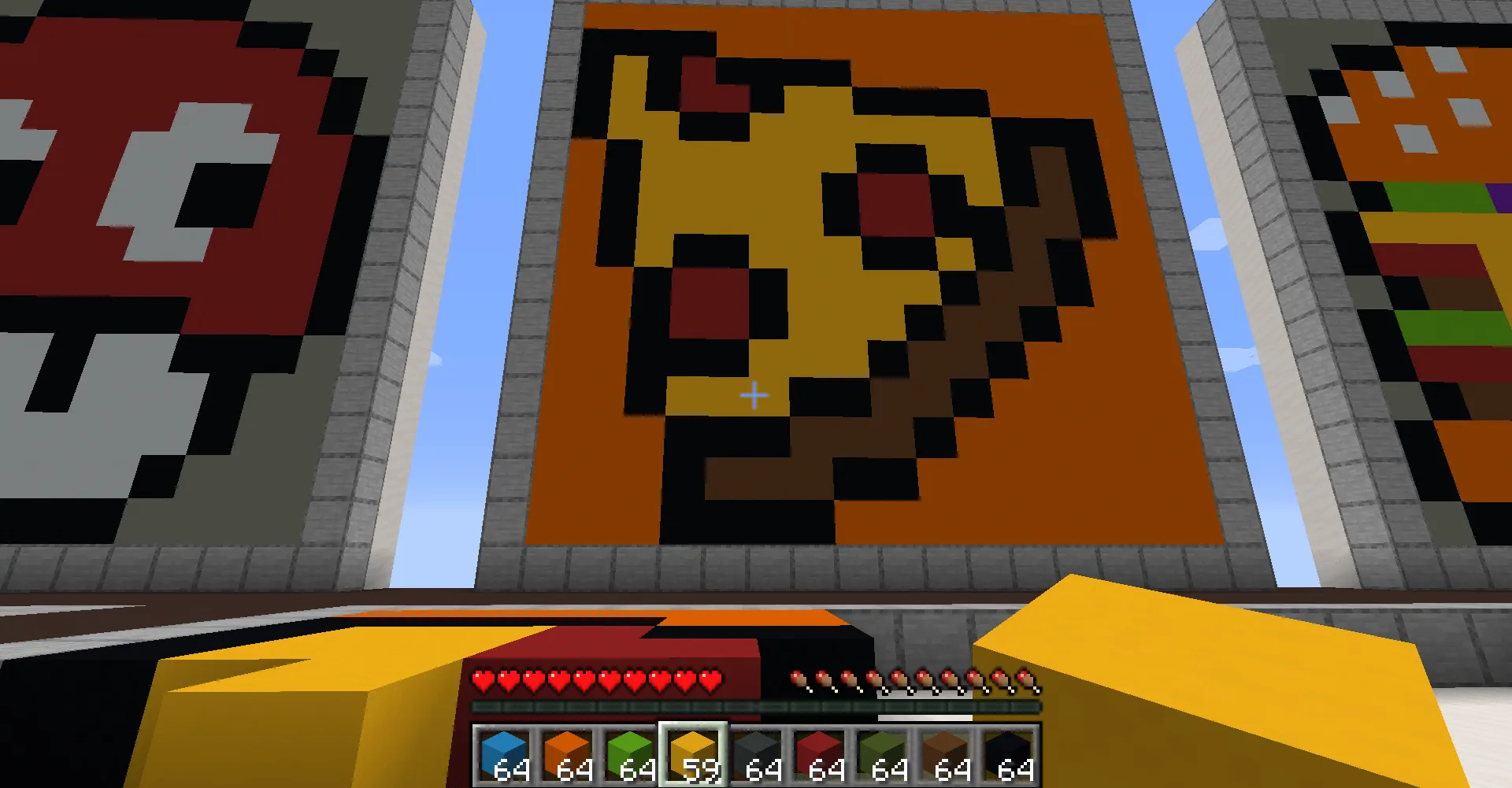 Pixel Puzzles, Карты, Minecraft