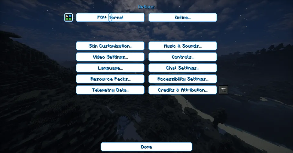 SI: Legacy UI - Lightmode Blue [DISCONTINUED], Текстуры, Minecraft