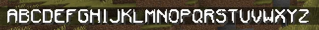 Calcium Font, Текстуры, Minecraft