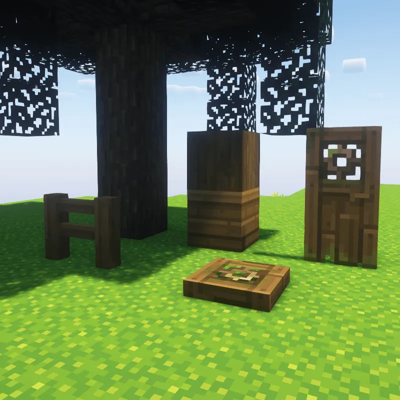 Whimscape x Terrestria — скриншот 2 (Текстуры, Minecraft)