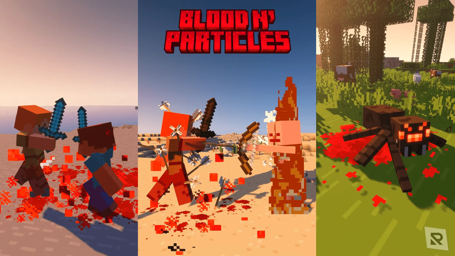 Blood N' Particles Mod, Моды, Minecraft