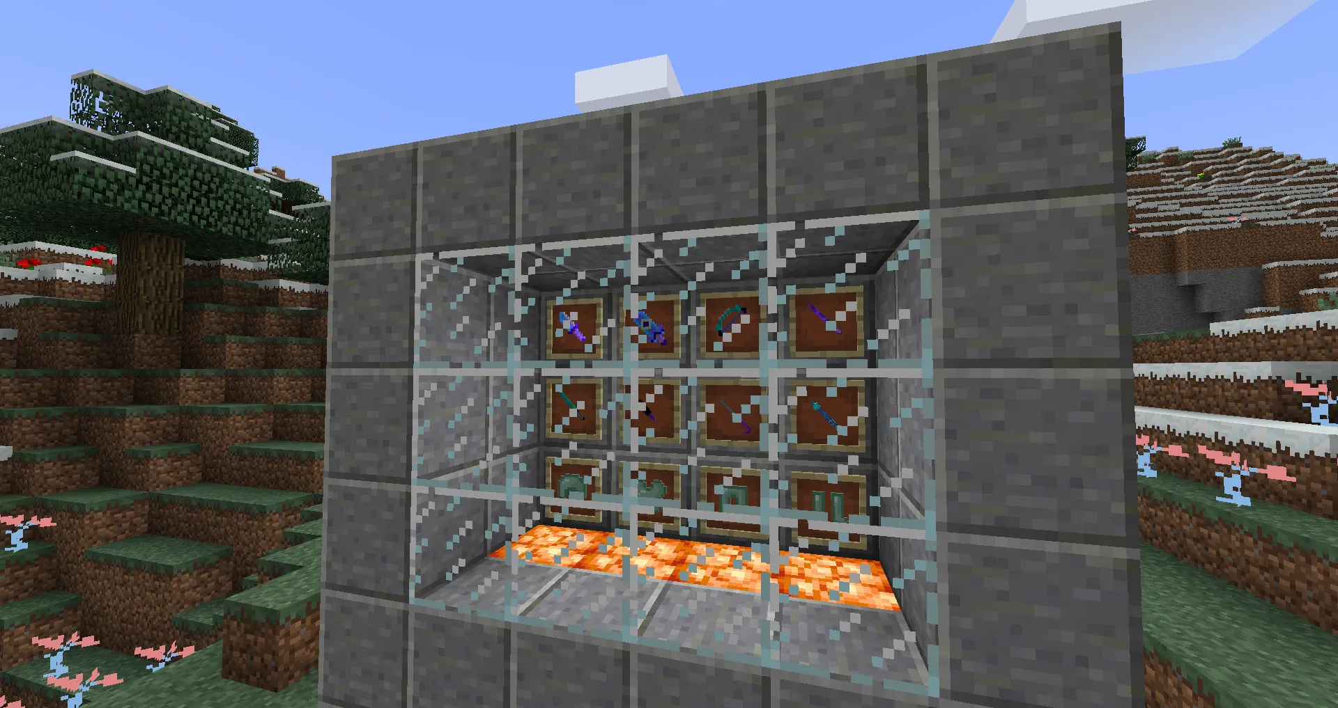 Glass weapon, Моды, Minecraft