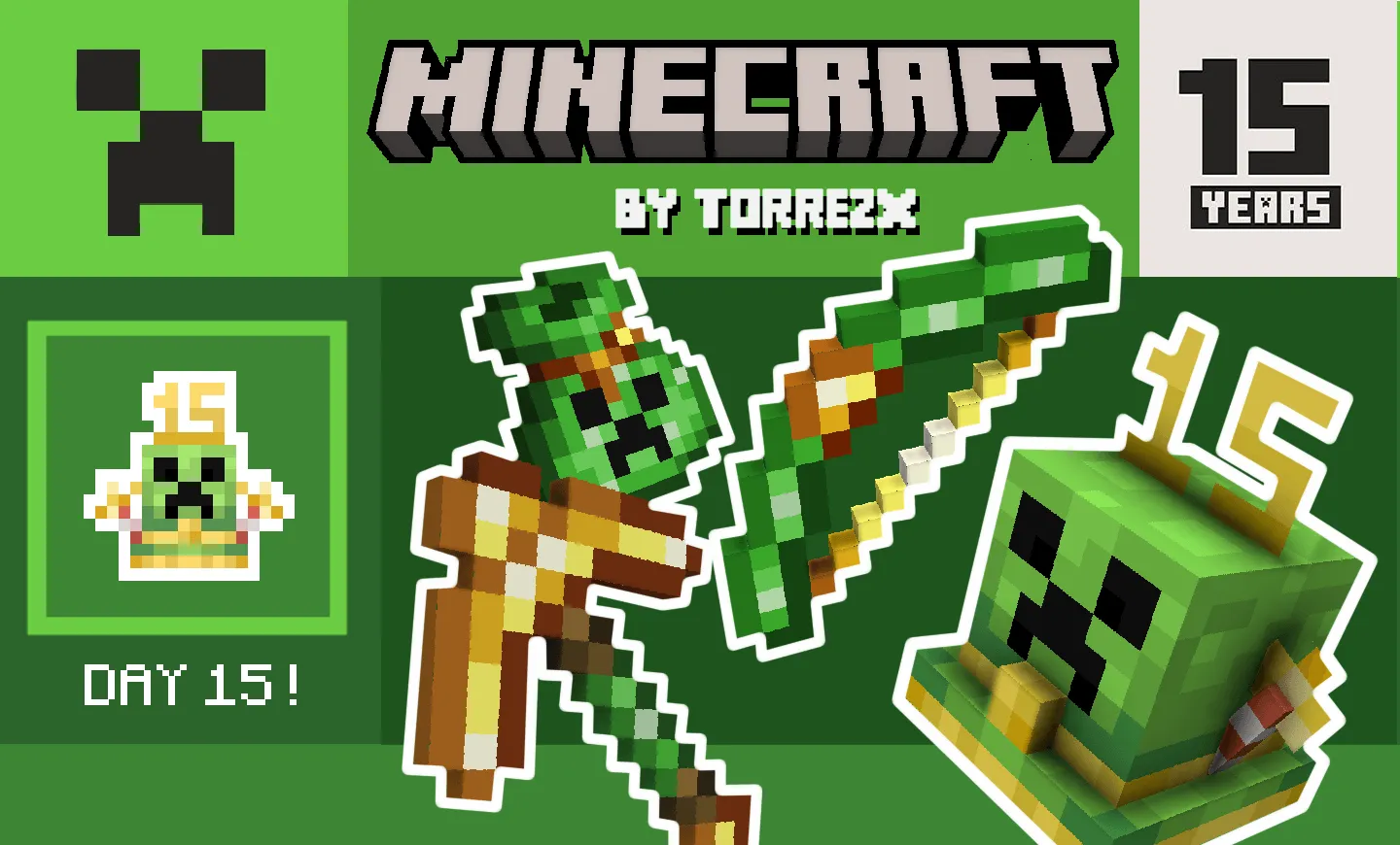 Torrezx-Anniversary 15 set, Текстуры, Minecraft