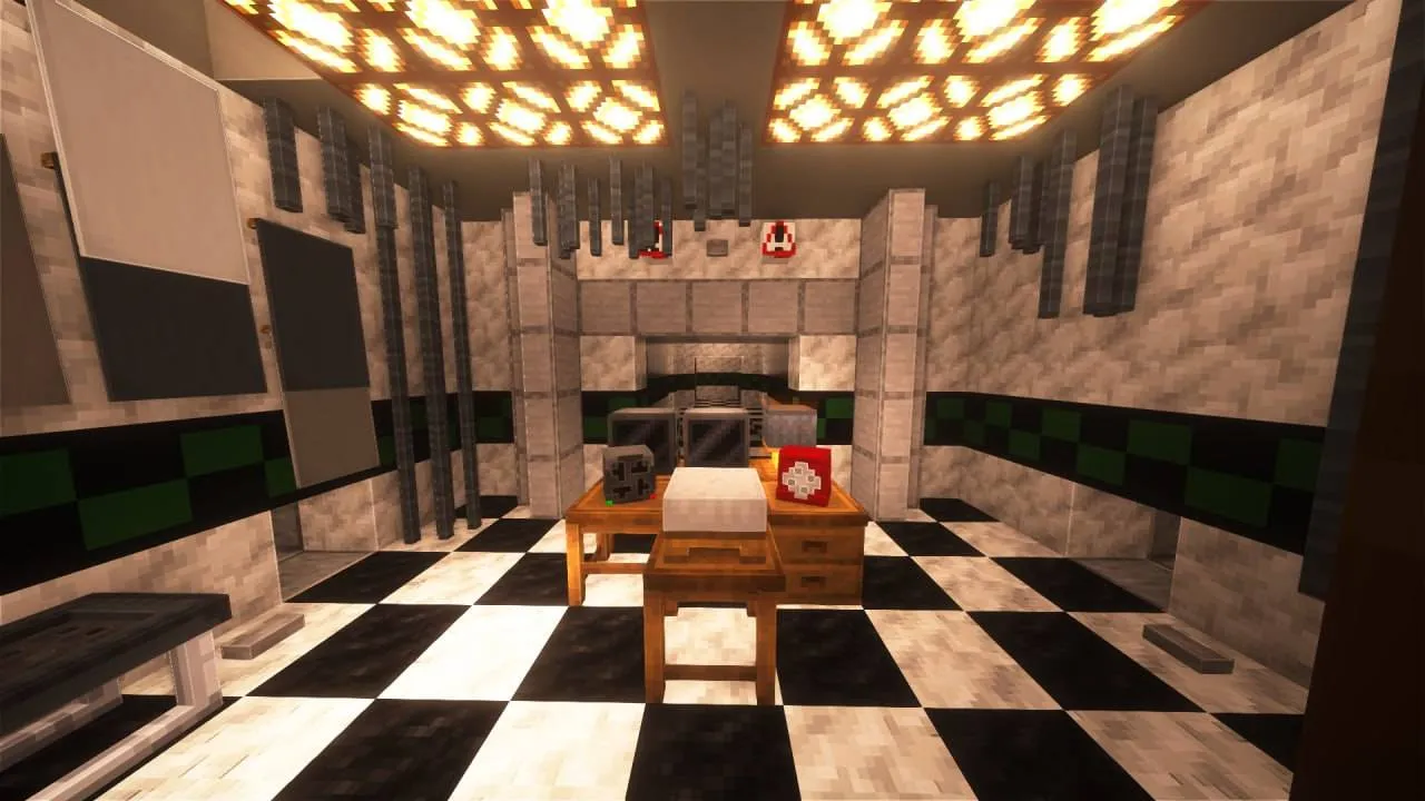 Mysterious Four Nights at Freddy's, Карты, Minecraft