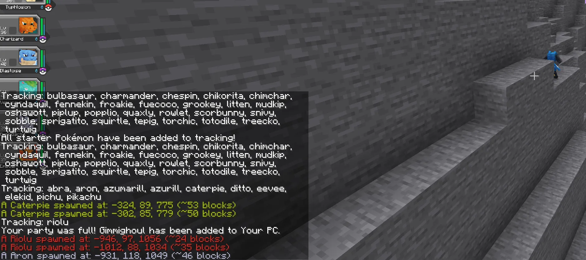 Cobblemon Trackmon, Моды, Minecraft