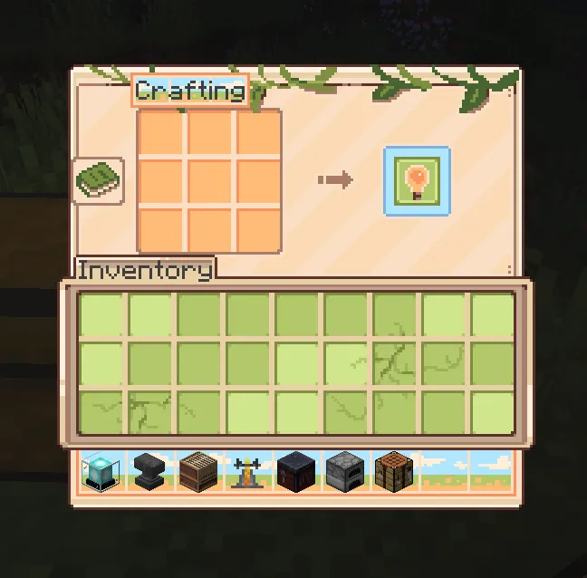 Solarpunk GUI, Текстуры, Minecraft