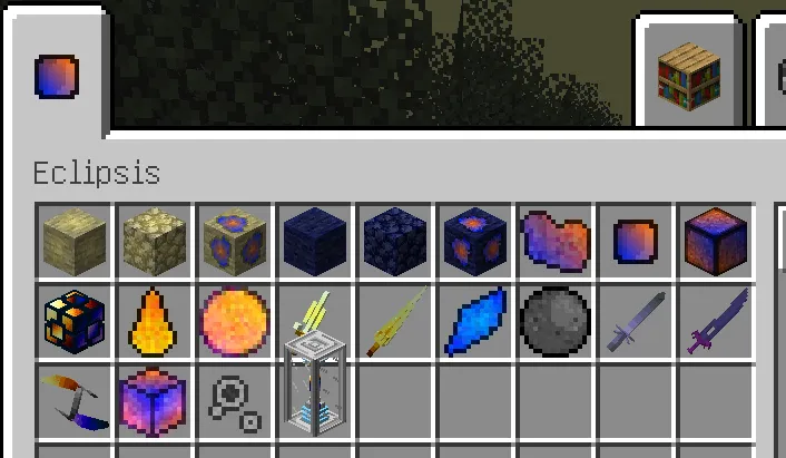 Eclipsis, Моды, Minecraft