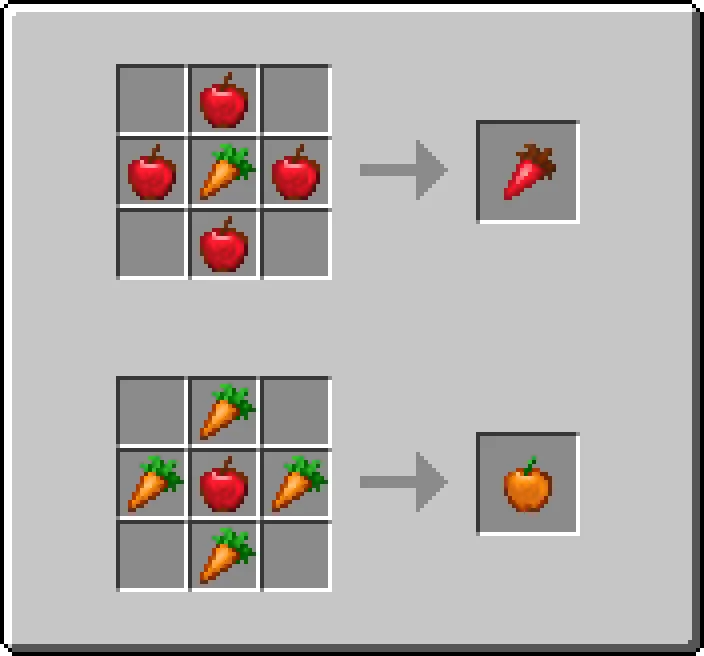 Crazy Carrots, Моды, Minecraft