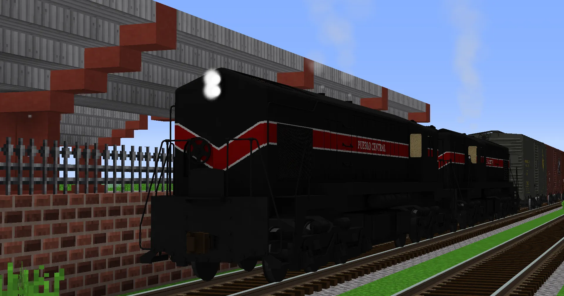 Harry's American Locomotives: Western Rails — скриншот 2 (Текстуры, Minecraft)