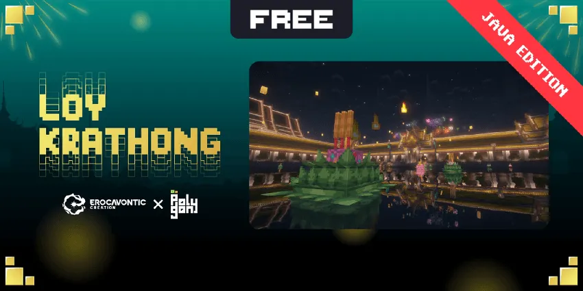 Loy Krathong [Java] — скриншот 2 (Кастомизации, Minecraft)