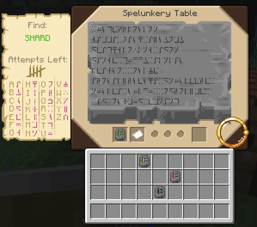 Alex's Caves - Alphabet — скриншот 2 (Текстуры, Minecraft)