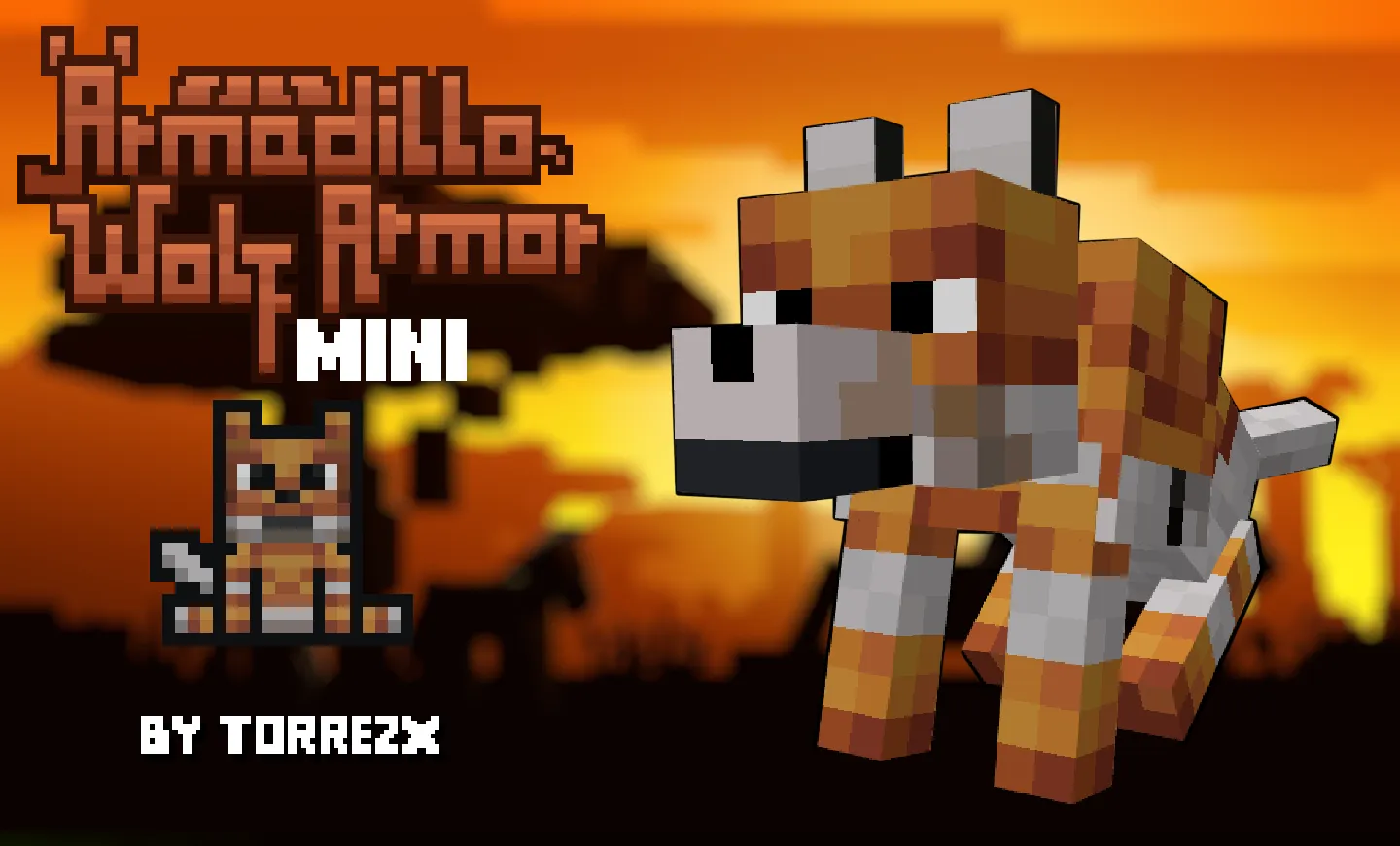 Torrezx-Armadillo wolf armor — скриншот 2 (Текстуры, Minecraft)