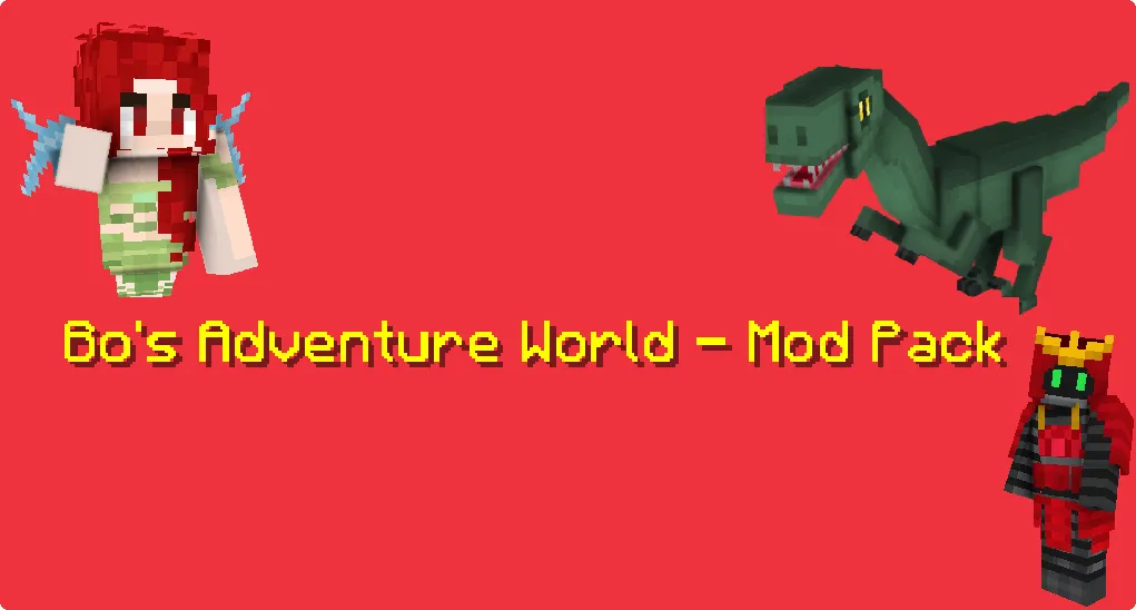 Bo's Adventure World — скриншот 1 (Модпаки, Minecraft)