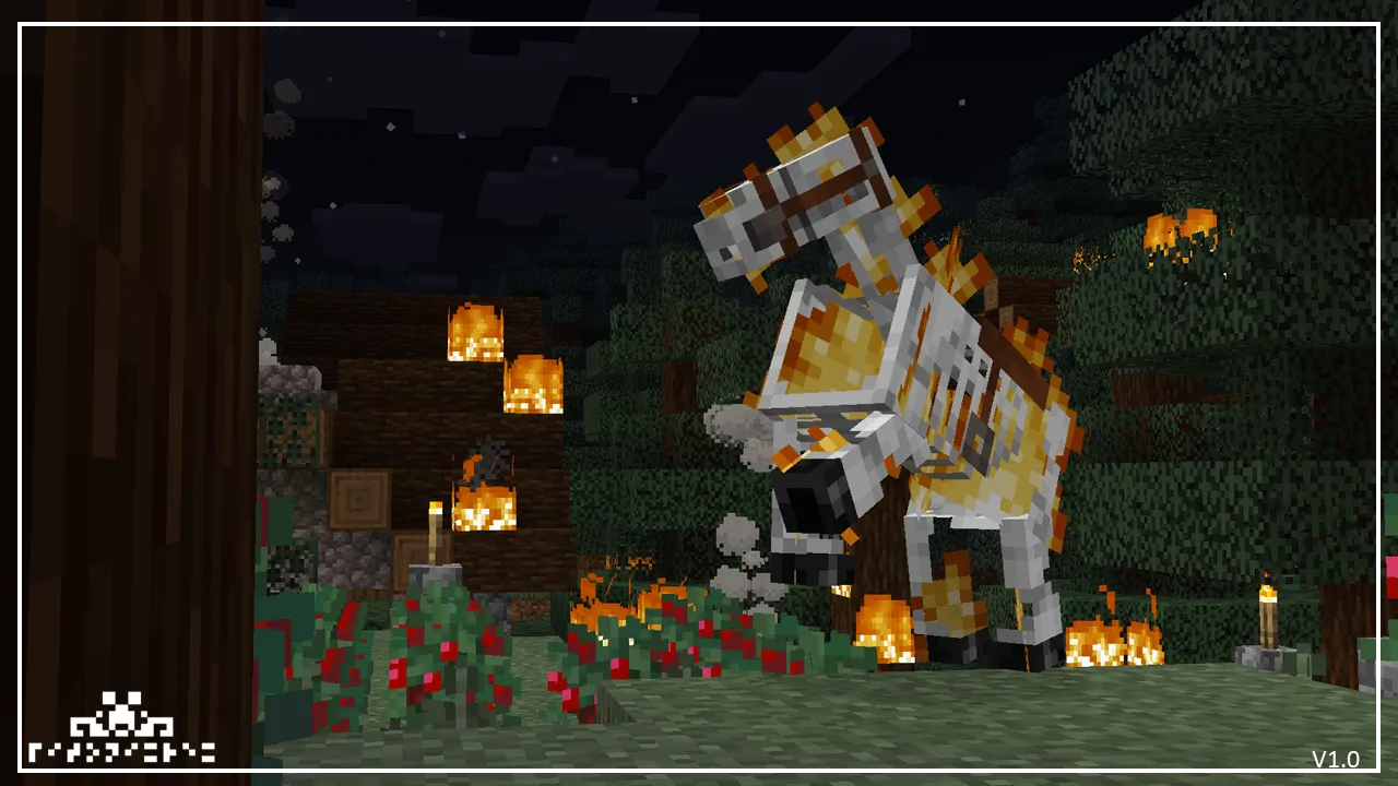 Flamin’ Horse — скриншот 5 (Текстуры, Minecraft)