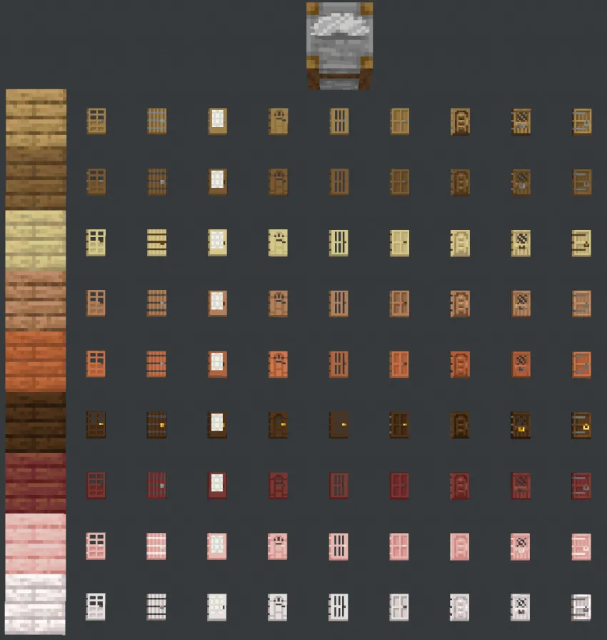 Vanilla Doors Plus, Моды, Minecraft